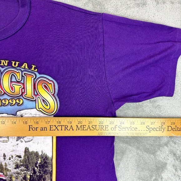 Vintage 90s Russell Athletic Sturgis Single Stitch Motorcycle Rally Week T-Shirt - Picture 7 of 8